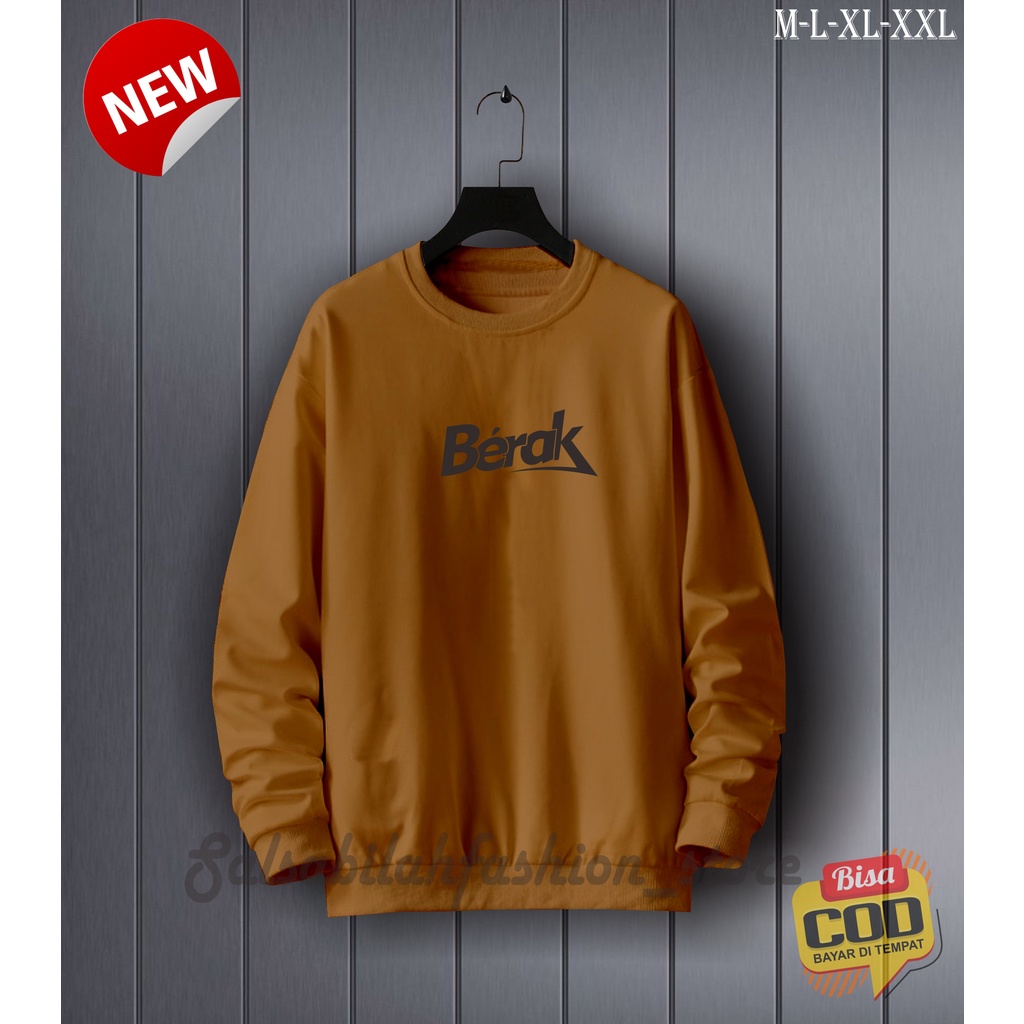 (COD) CREWNECK BERA'K SCRIPT BLACK UNISEX ORIGINAL