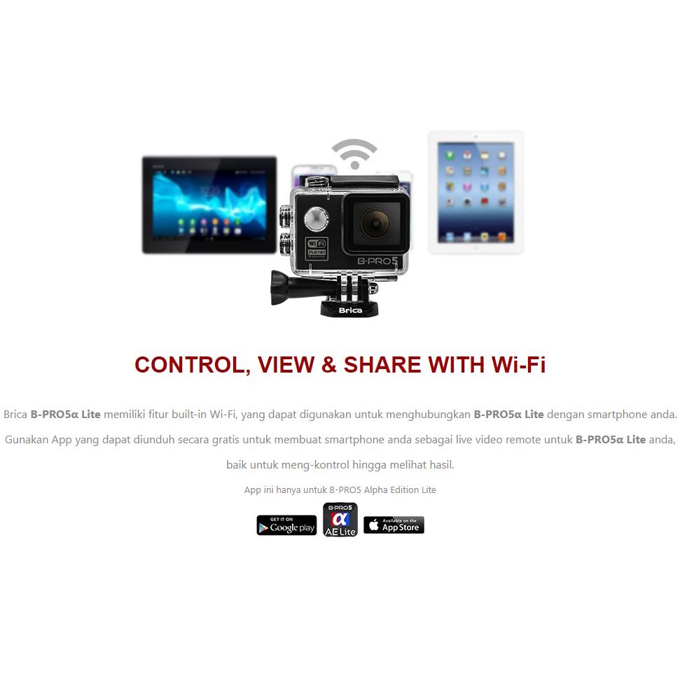 BRICA Bpro 5 Alpha Edition Lite - WIFI - Garansi Resmi 1 TAHUN