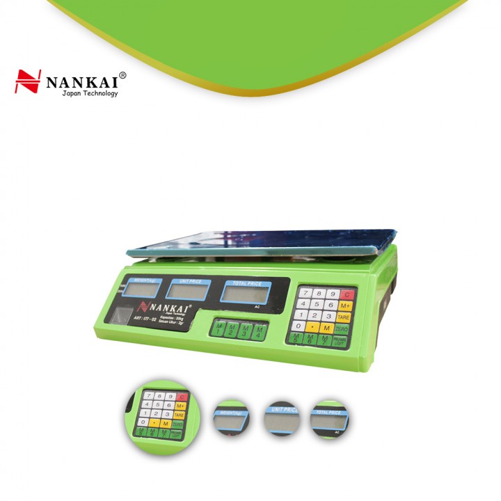 NANKAI ART 177 02 Timbangan buah / beras / Duduk Digital 35KG NANKAI / Timbangan DIGITAL Duduk 35 Kg NANKAI