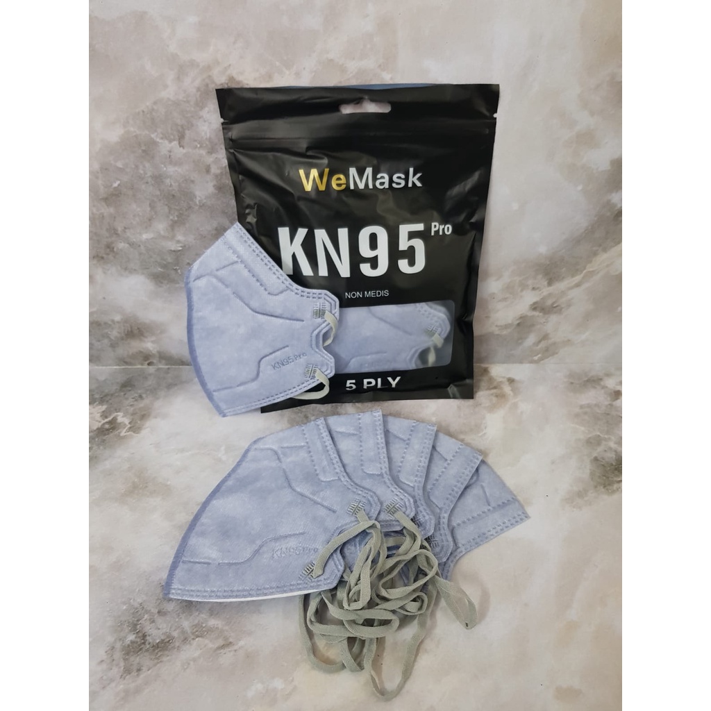 Masker KN95 WE MASK Pro Isi 10pcs Masker KN 95 WEMASK Pro Disposable Facemask 5ply