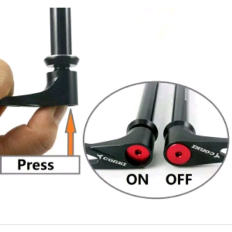 Corki AS TA QR 12 x 148 AS Thru Axle Quick Release AS TA Belakang