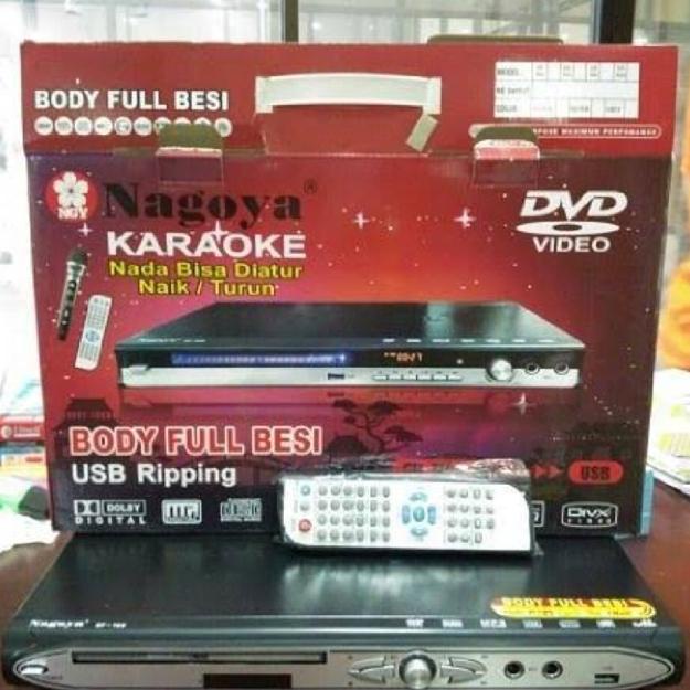 GRATIS ONGKIR DVD PLAYER NAGOYA KARAOKE BODY FULL BESI USB RIPPING NADA BISA DIATUR NAIK TURUN 6 DB 