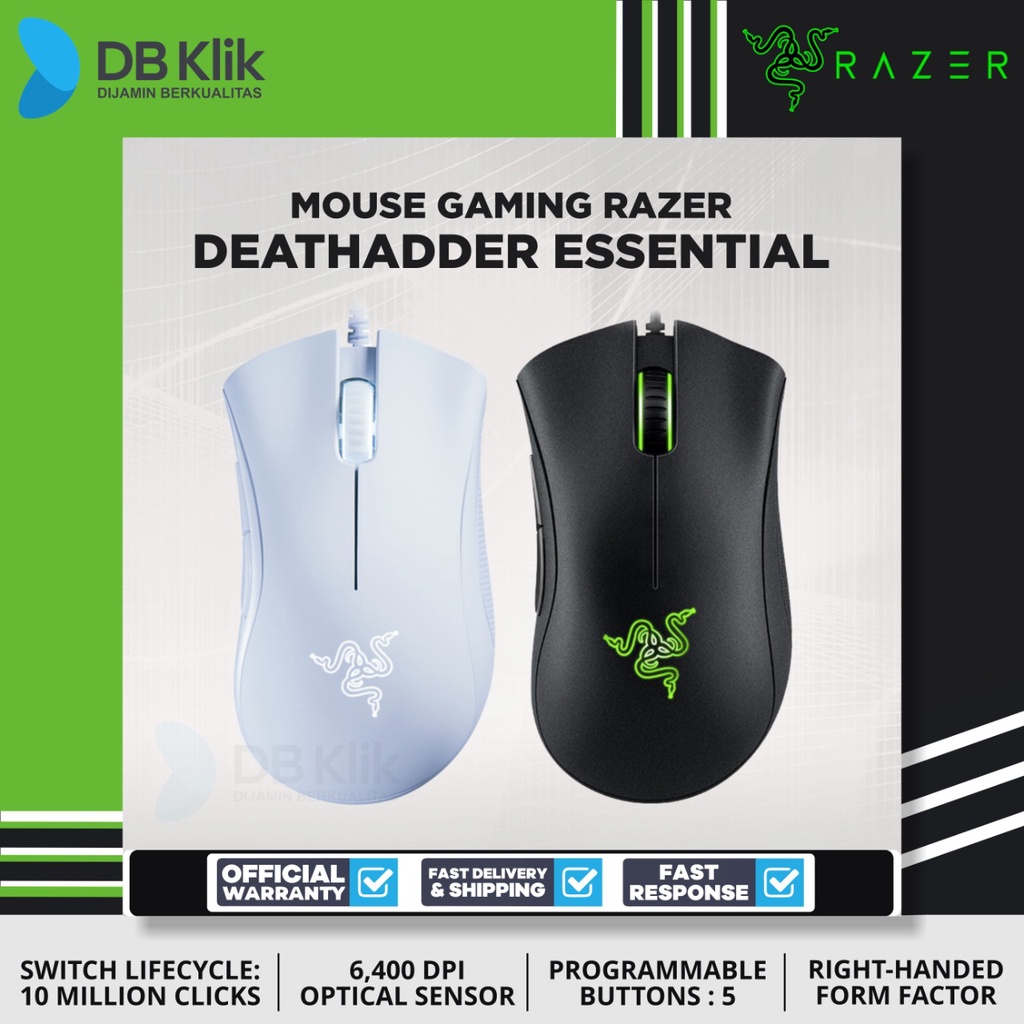 Mouse Gaming RAZER DEATHADDER ESSENTIAL Wired 6400DPI