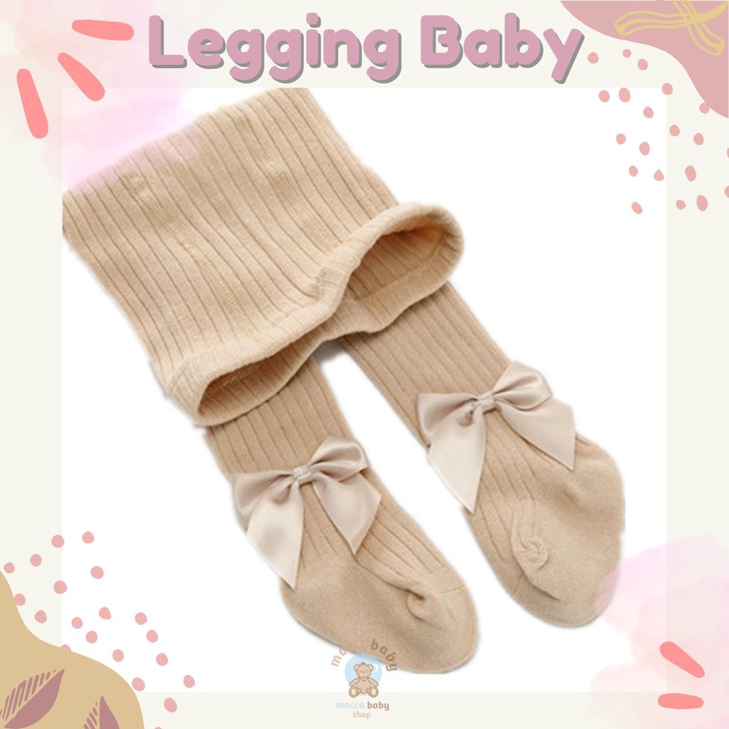 MBSS - LEGGING NICHIE Legging tutup kaki bayi /legging bayi import motif pita lucu