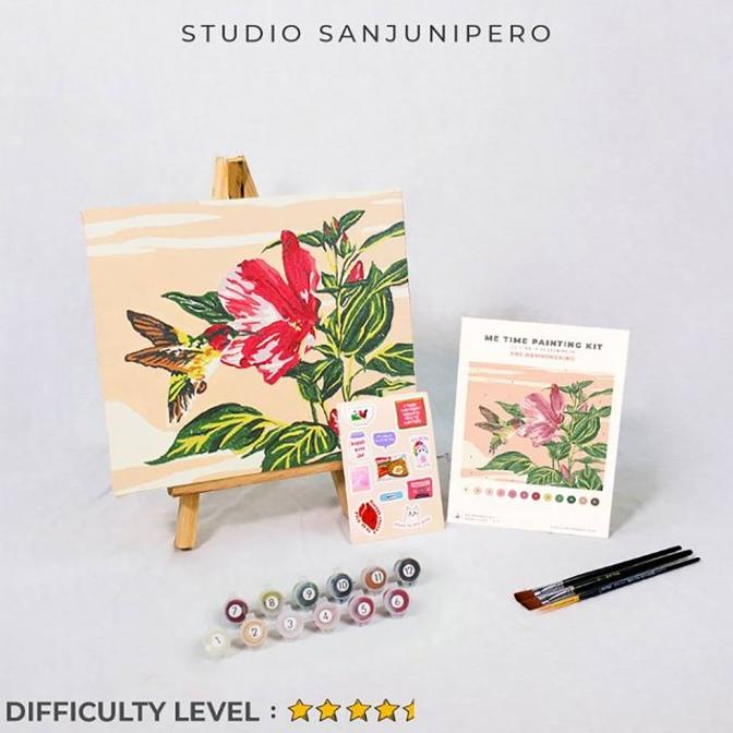 

Humming Bird Painting Kit By Number Studio Sanjunipero