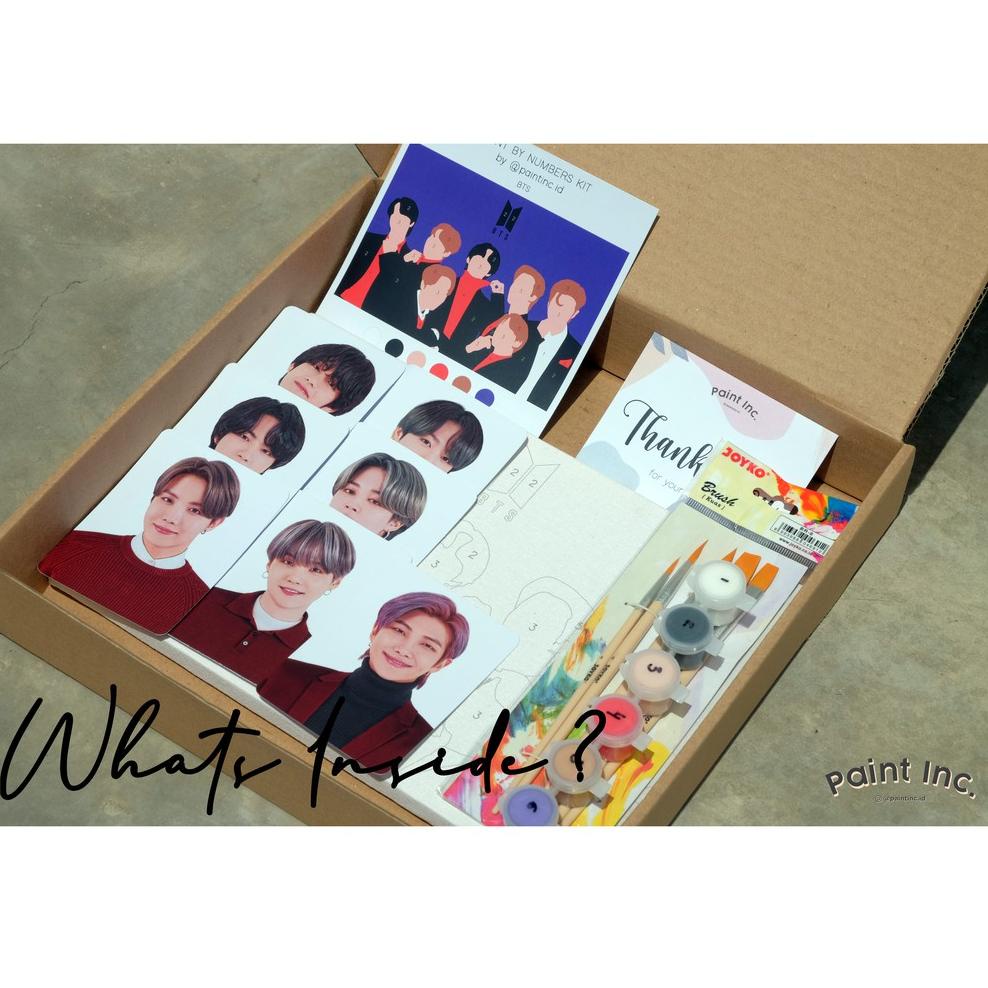 

[PROMO HJA34] Paint by Numbers Kit: BTS | Paint Inc. ID | Painting Kit | Paint by Number | Paint Kit Produk