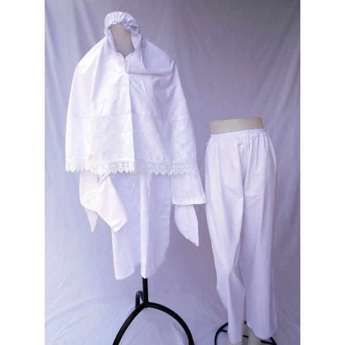 Setelan Baju Ihrom Wanita Perempuan Satu Set Lengkap