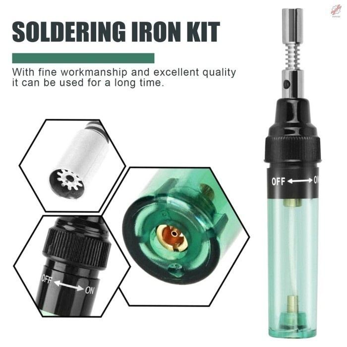 Solder Gas Butane Portable Iron Pen / Solderin iron Gas Las Blow