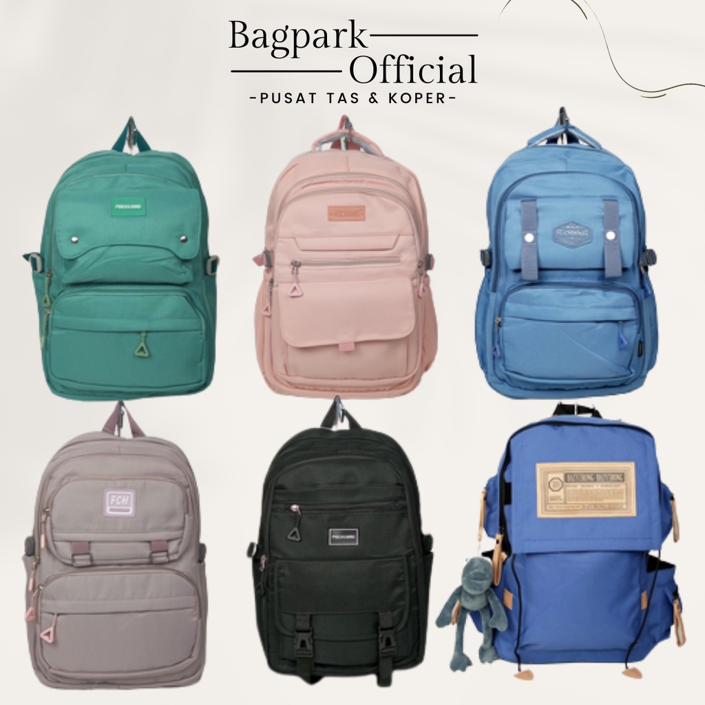 TAS RANSEL SEKOLAH / TAS KOREA IMPORT / KOREA PREMIUM TRENDY / FREE GANTUNGAN BONEKA TERMURAH!