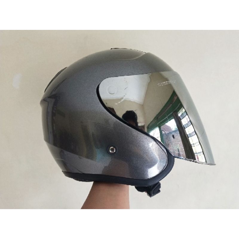 DYR Copy Kyoto Silver + Visor OSBE Silver Harga  Nett