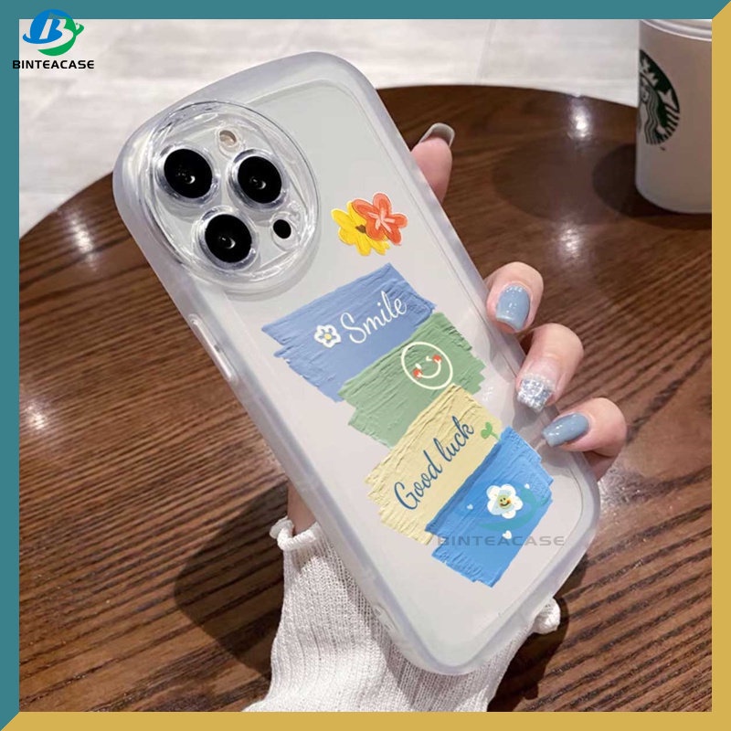 Casing TPU Realme 5 5i 6i C3 C35 C21Y C25Y C21 RealmeC11 2021 C25 C15 C12 C2 Motif Lukisan Cat Minyak Bunga