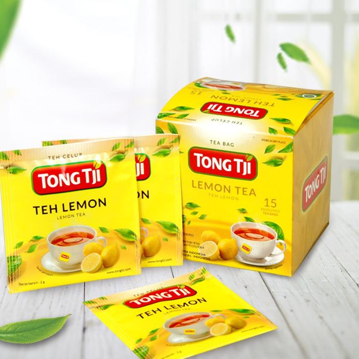 

Promotion--Tong Tji Lemon Tea 1 pack isi 30 gram ( Tea Bag/ Teh Celup dgn Amplop )