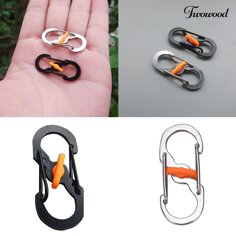 Twowood Carabiner Bentuk Angka 8 Untuk Climbing