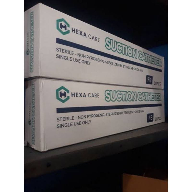 Selang suction Hexa Care / Selang dahak Hexa Care Uk 8Fr 10Fr 12Fr