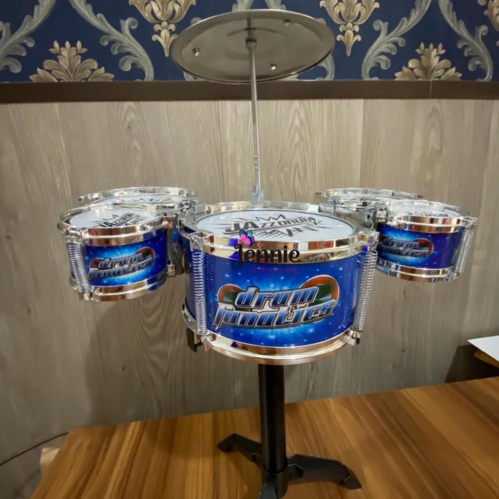 ( Jenniestoree ) Mainan Drum Jazz / Jazz Drum Set / Jazz Dum Anak Anak / Mainan Drum Set