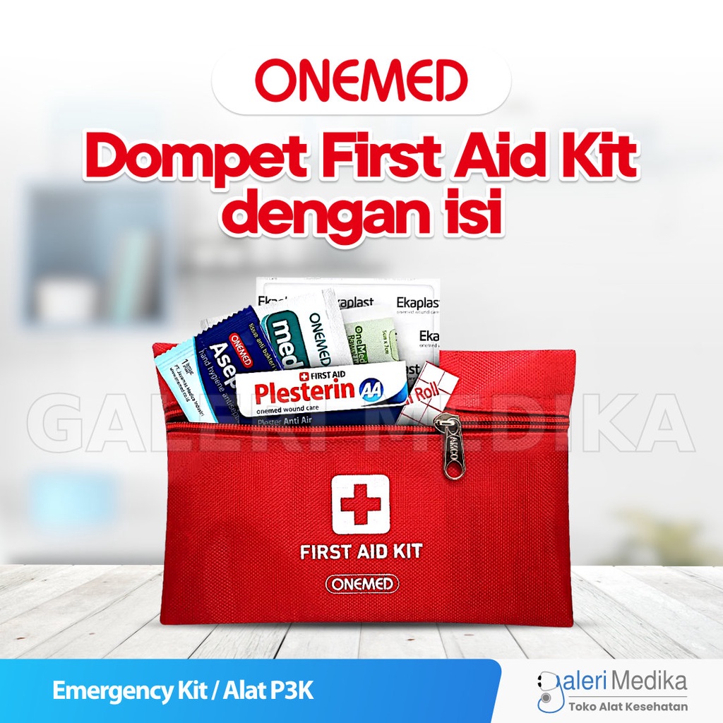 Onemed Dompet First Aid Kit (Kecil) / P3K - Pertolongan Pertama Pada Kecelakaan