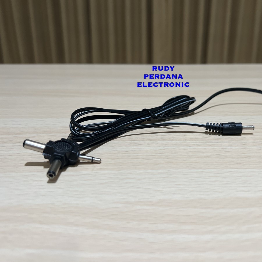 KABEL JACK DC MALE PALANG KOMBINASI 5 MINI POWER SUPPLY ADAPTOR 120CM