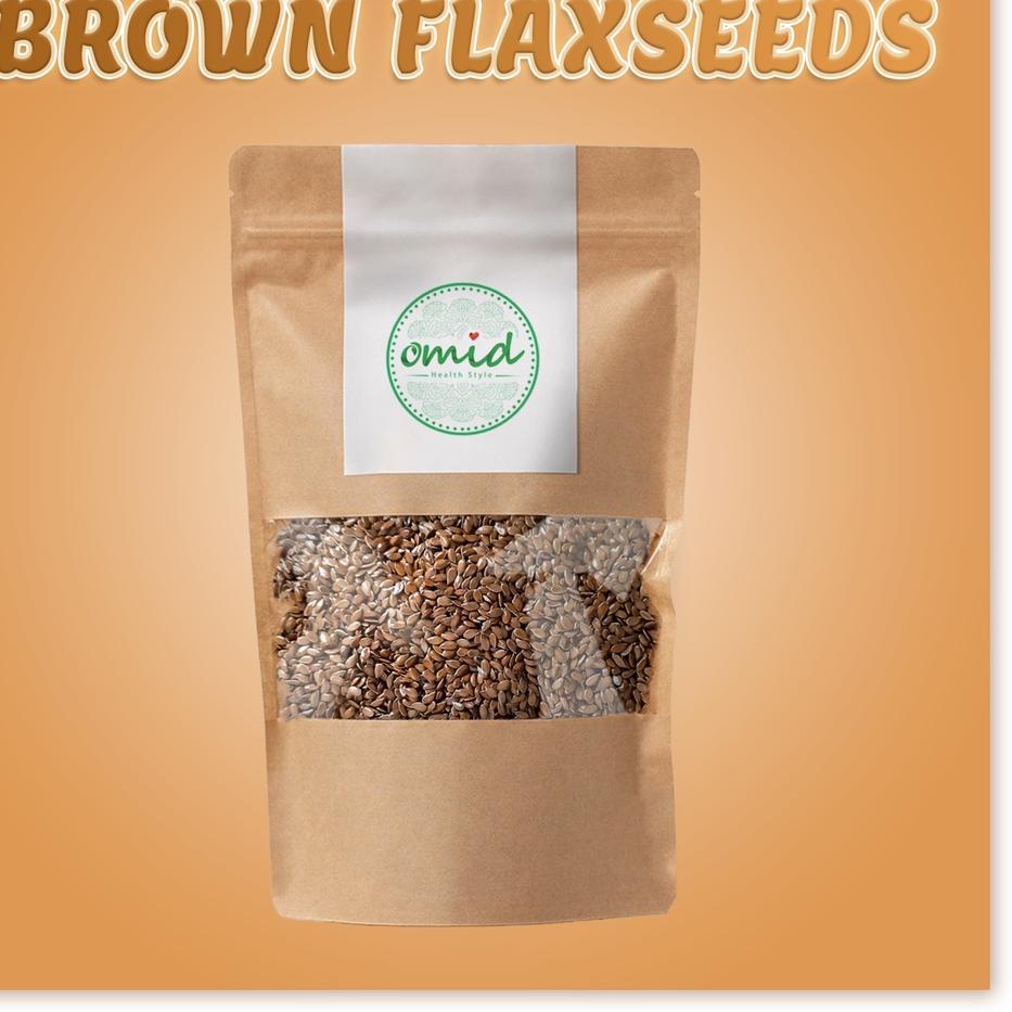 

artg5G0s--250 gr - Organic Brown Flaxseed | Biji Rami Coklat Organik