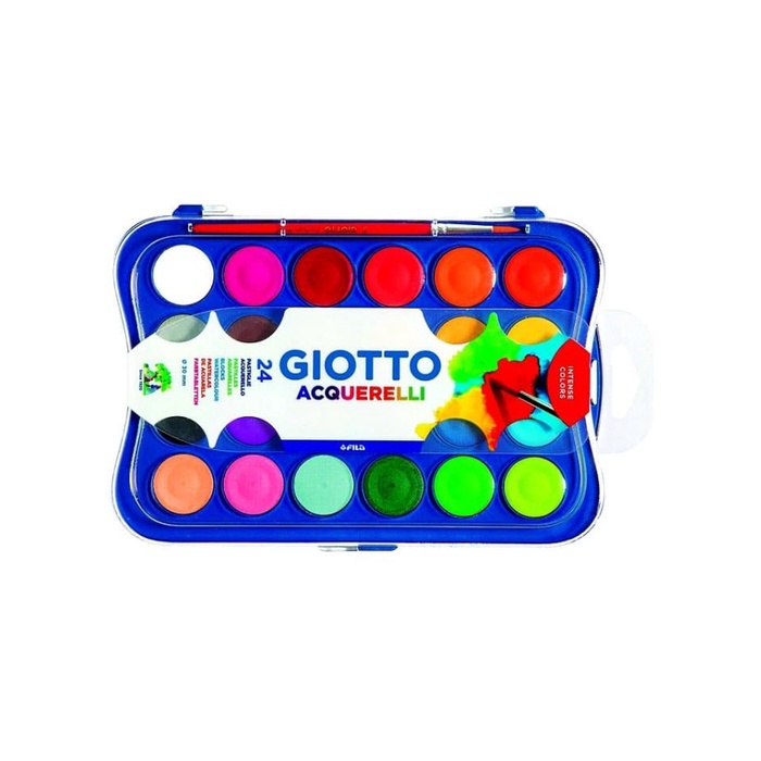 

Berkualitas Giotto Color Block 30 Mm 24 Colour Set W/Brush New Hemat