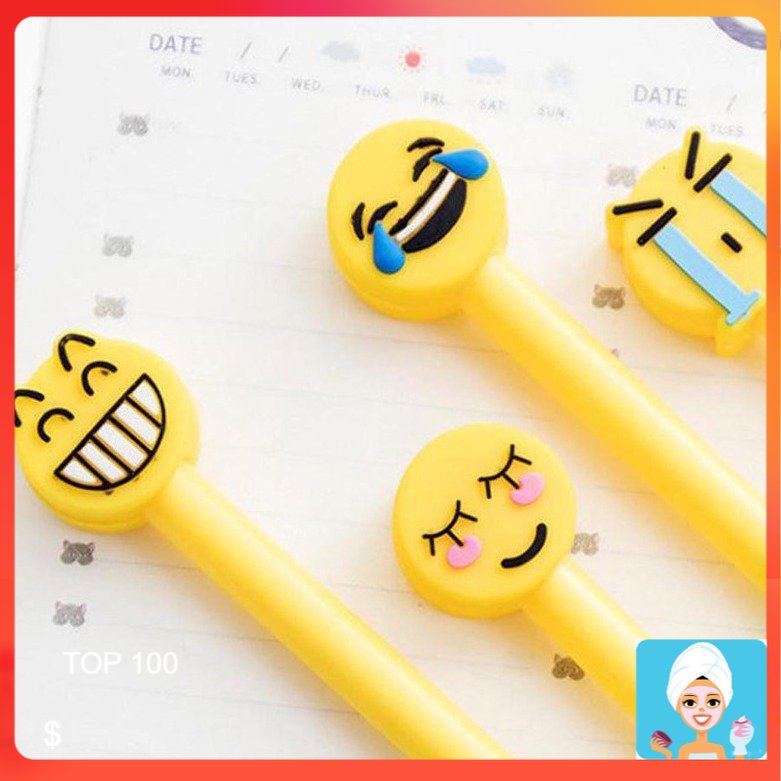 

[ML] PULPEN EMOJI EMOTICON EXPRESSION SMILEY - BALLPOINT BOLPEN PENA LUCU KARAKTER