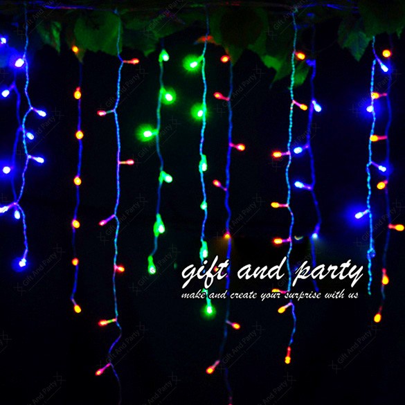 Lampu Tumblr Tirai Rainbow / lampu led tirai / lampu tirai