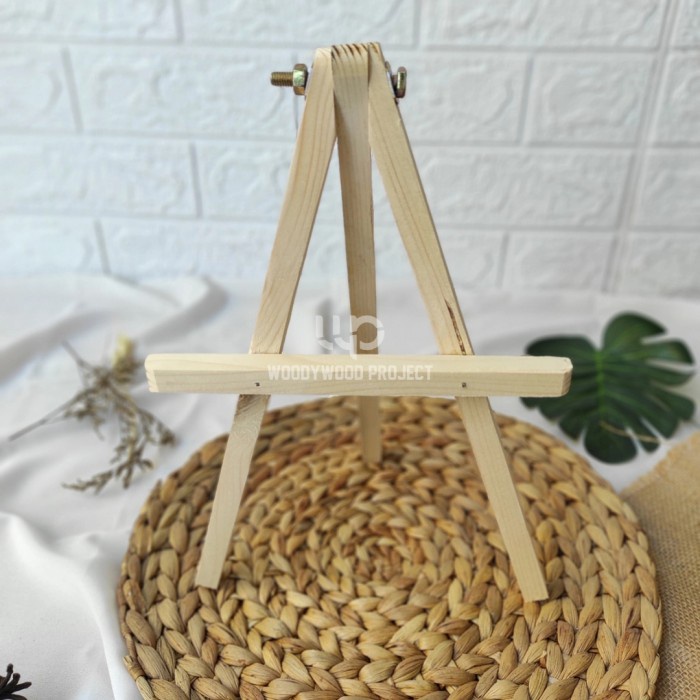 

Gilaa!!! Stand Tripod Mini Easel Kayu Frame Photo Terbatas