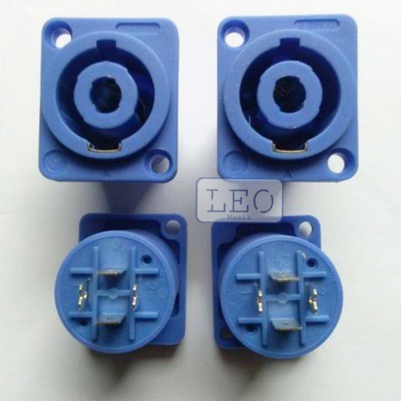 SOKET SPIKON NEUTRIK BIRU SOCKET SPEAKON BIRU SOKET NEUTRIK