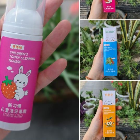 PASTA GIGI ODOL SIKAT GIGI BENTUK U ANAK FOAM/BUSA - Watermelon