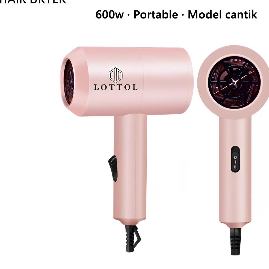 New LOTTOL Alat Pengering Rambut Portable/Professional Ionic Hair Dryer 팝