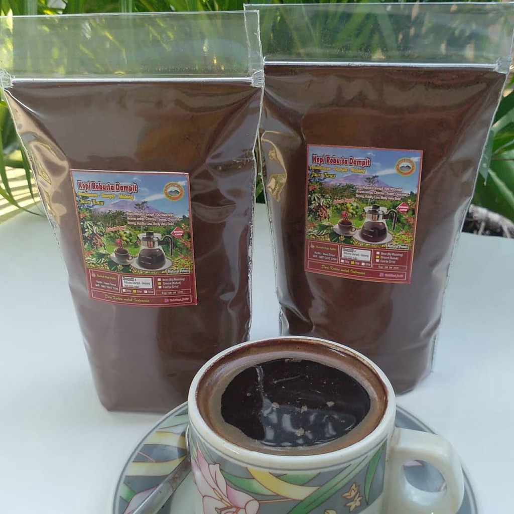 

Kopi asli Robusta Dampit 800 mdpl