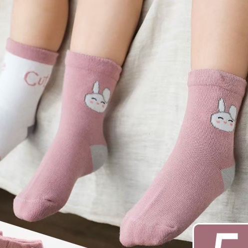 [5 PSG] 0-8 thn | KAOS KAKI BAYI ANAK IMPOR SOCKS LUCU KARAKTER KARTUN UNISEX vol.T3