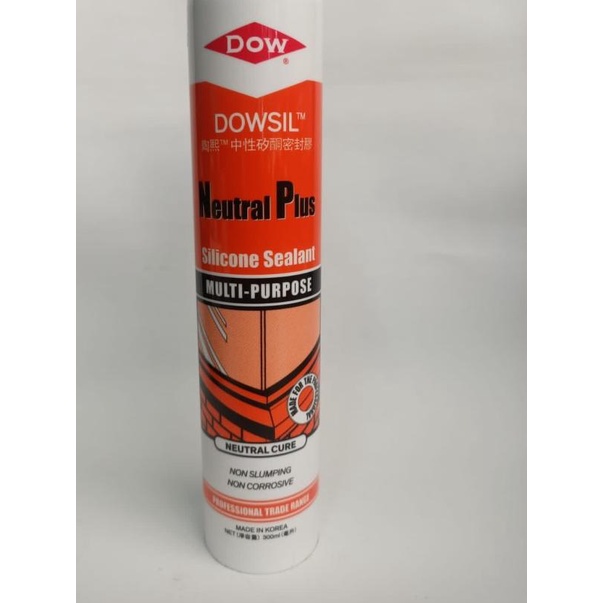 

Dowsil Netral Plus Silicone Sealant Dowsil Lem Dowsil Neutral Plus - Putih