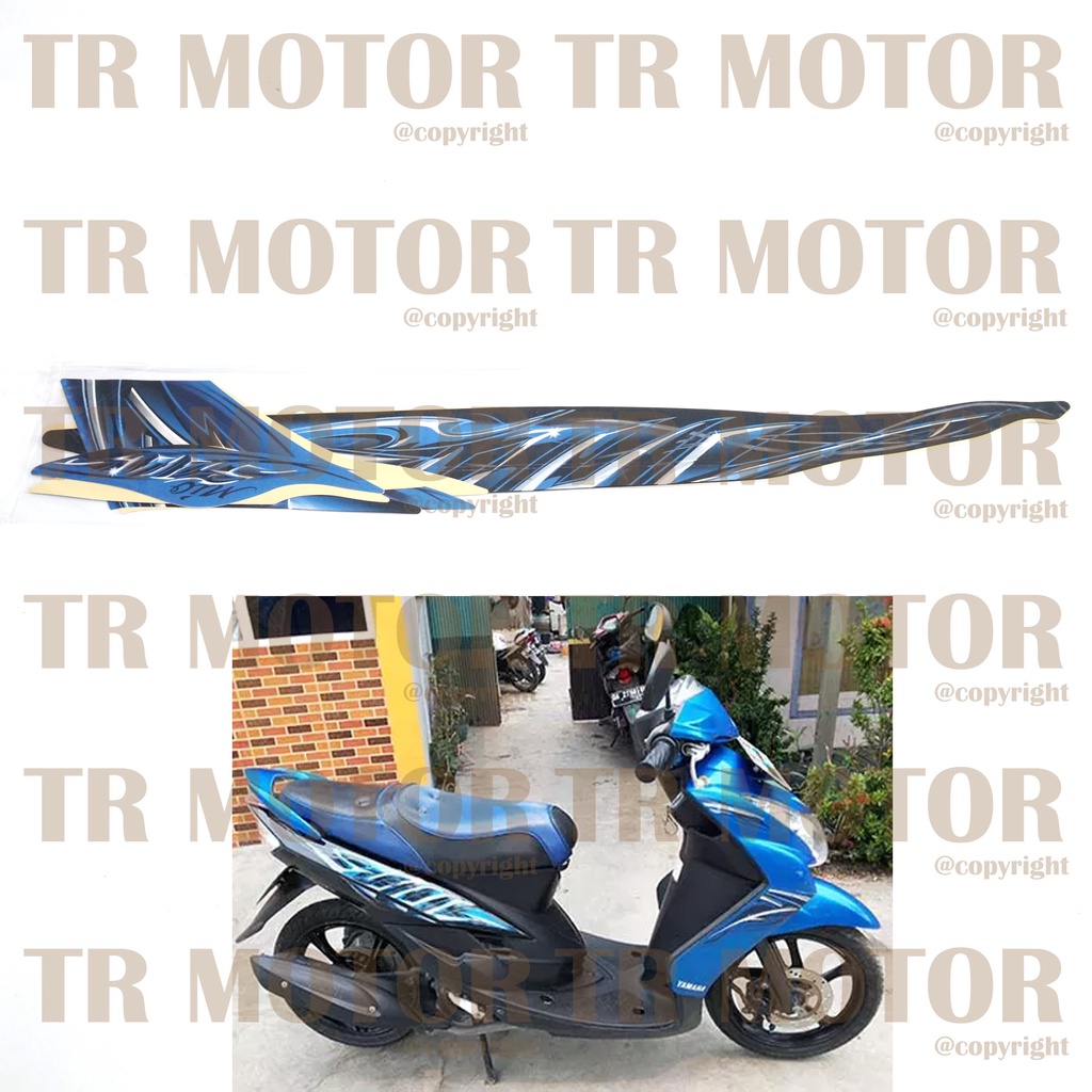 Stiker Motor Mio Soul 2011 Sticker Striping Lis Full Set Motor