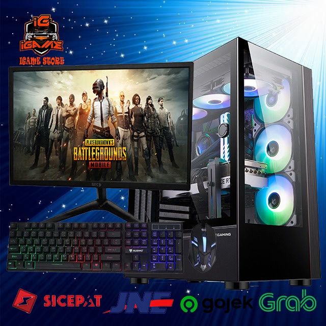 PC GAMING LENGKAP MONITOR Intel Core i5 /GT 1030 2GB NAMPOLL GAN