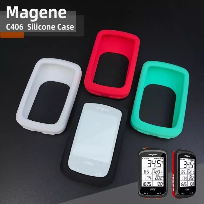 Cover Magene C406 Original Case Silicone - Hitam HIGH QUALITY