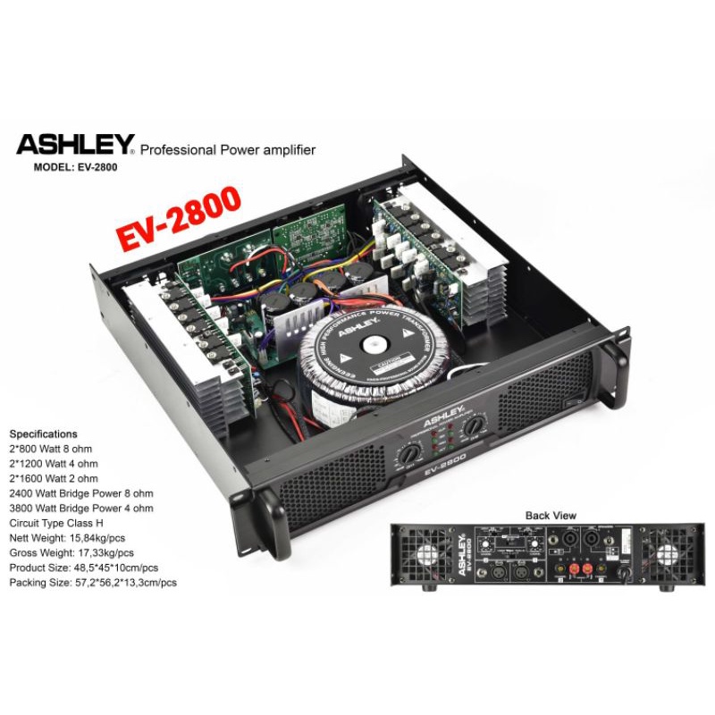 power Ashley ev2800 EV 2800 baru