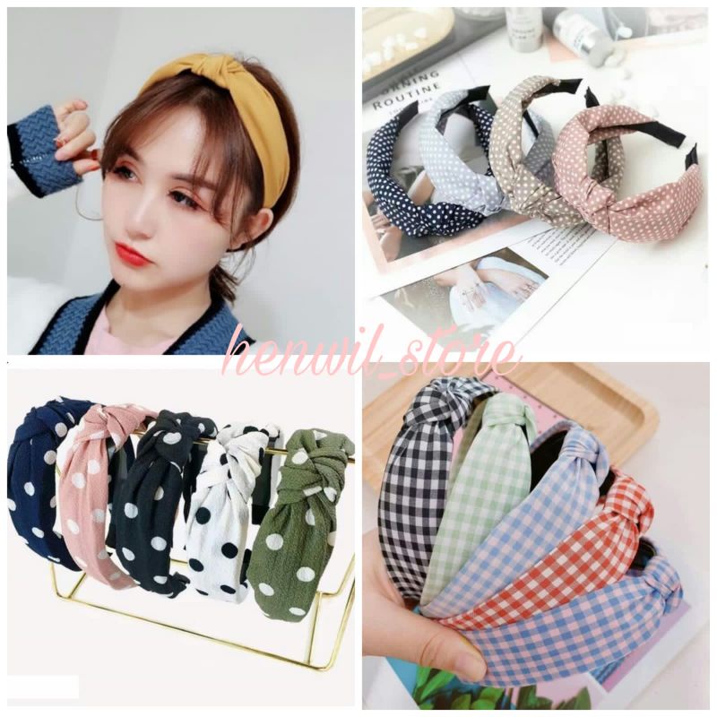 Bando Cantik warna dan motif menarik