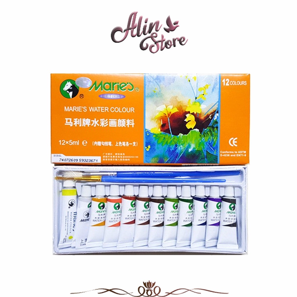 

Cat Air / Water Colour 12 Warna Marries
