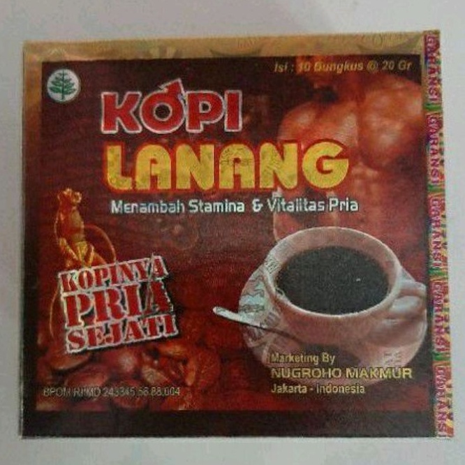 LANANG COFFEE SEJATI ORI LELAKI MANTAP KOPI LAKI PENAMBAH DURASI STAMINA VITALITAS PRIA DEWASA KUAT 
