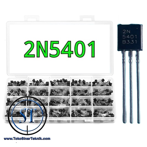 x10 Transistor 2N 5401 PNP TO-92 2N5401 150V 600mA High Voltage Amplifier 2N-5401 isi 10