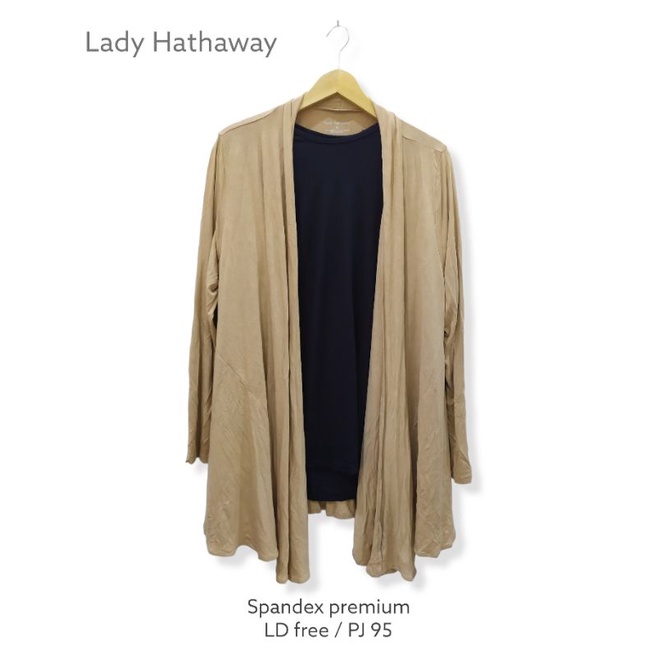 Thrift BLAZER SPANDEX TEBAL JUMBO LADY HATHAWAY