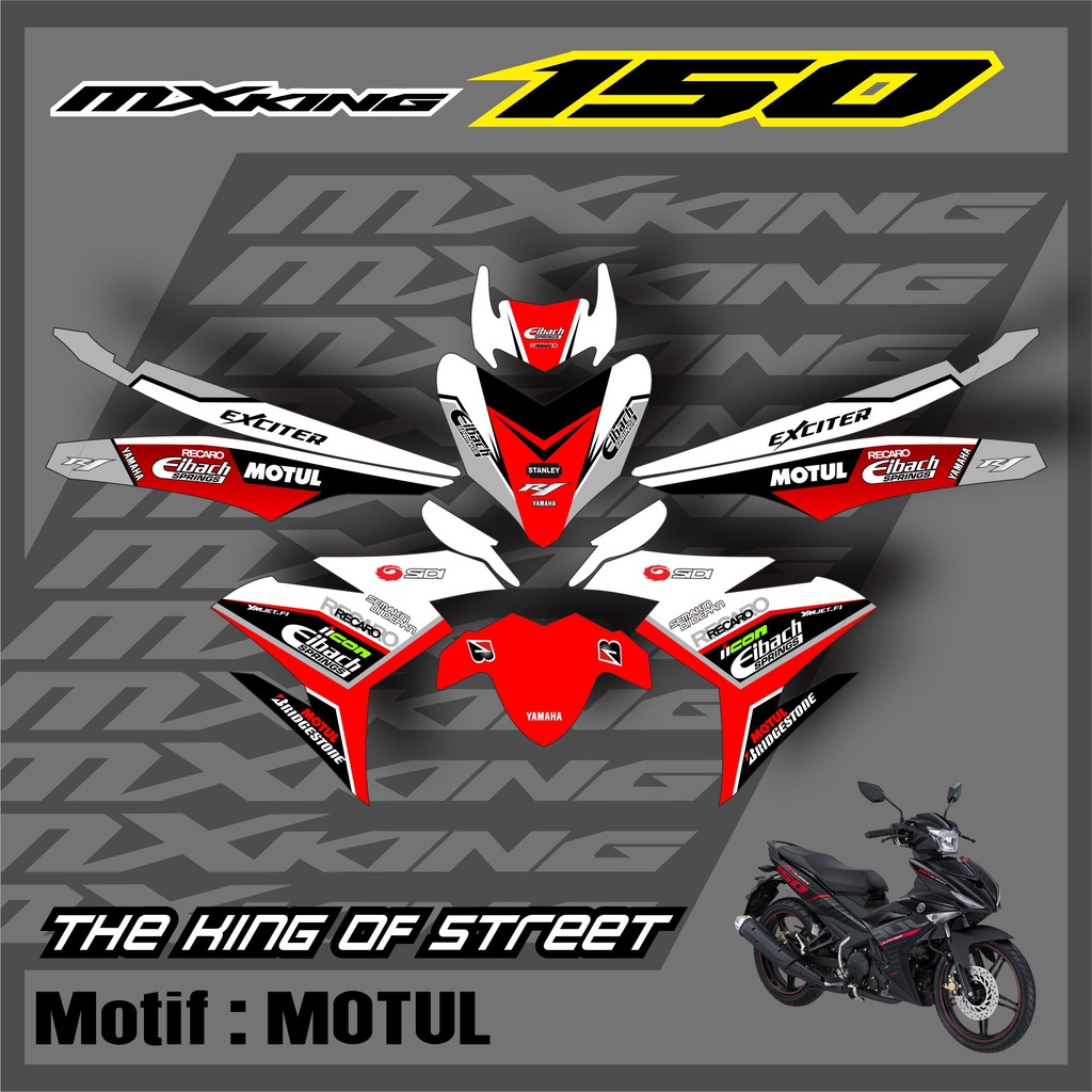 COD Decal Full Body Motor Yamaha JUPITER MX KING 150 Tahun 2015 2016 2017 2018 2019 2020 Striping St