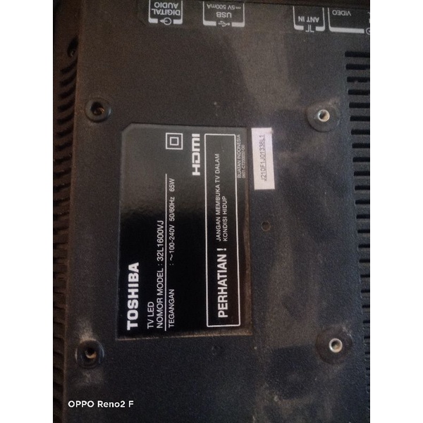 MB Toshiba 32L1600VJ