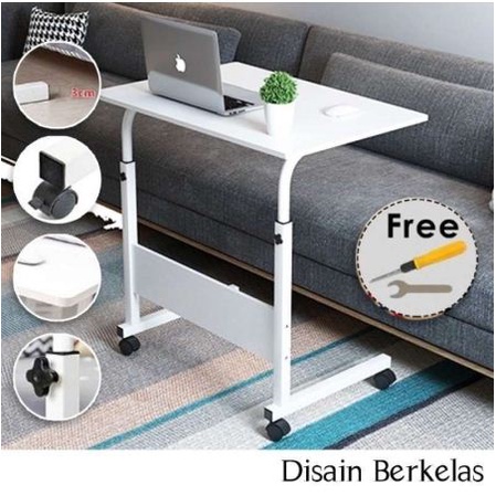 Murah Lebay Flashmart Meja Laptop Lipat / Meja Lipat / Meja Belajar / Meja Rias / Meja Dekorasi / Meja Tulis / Meja Kantor / Meja Serbaguna Adjustable Portable Rotate Laptop Desk