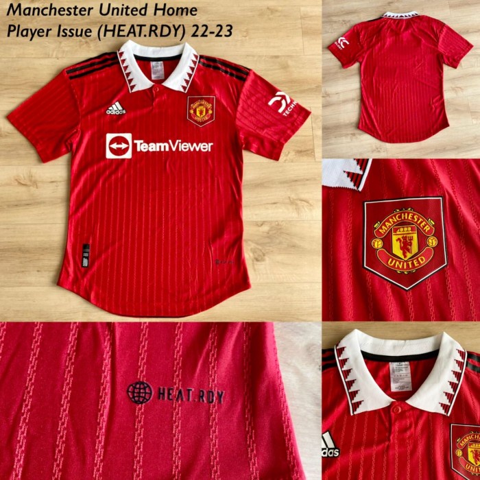 BAJU BOLA JERSEY MU HOME PLAYER ISSUE 2022 2023 JERSEY PLAYER ISSUE