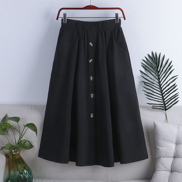 ALEEYA Rok Suede 7/8 / Reyna Midi Skirt Suede (2521)