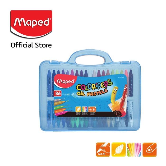 

Pastel Maped Oil Pastel 36 Warna Kemasan Plastic Box