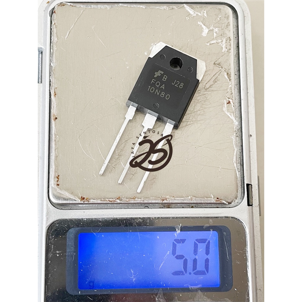 10N80 BODY BESAR (1 buah) FQA10N80 SEMICONDUCTOR ORIGINAL FARICHILD FQA