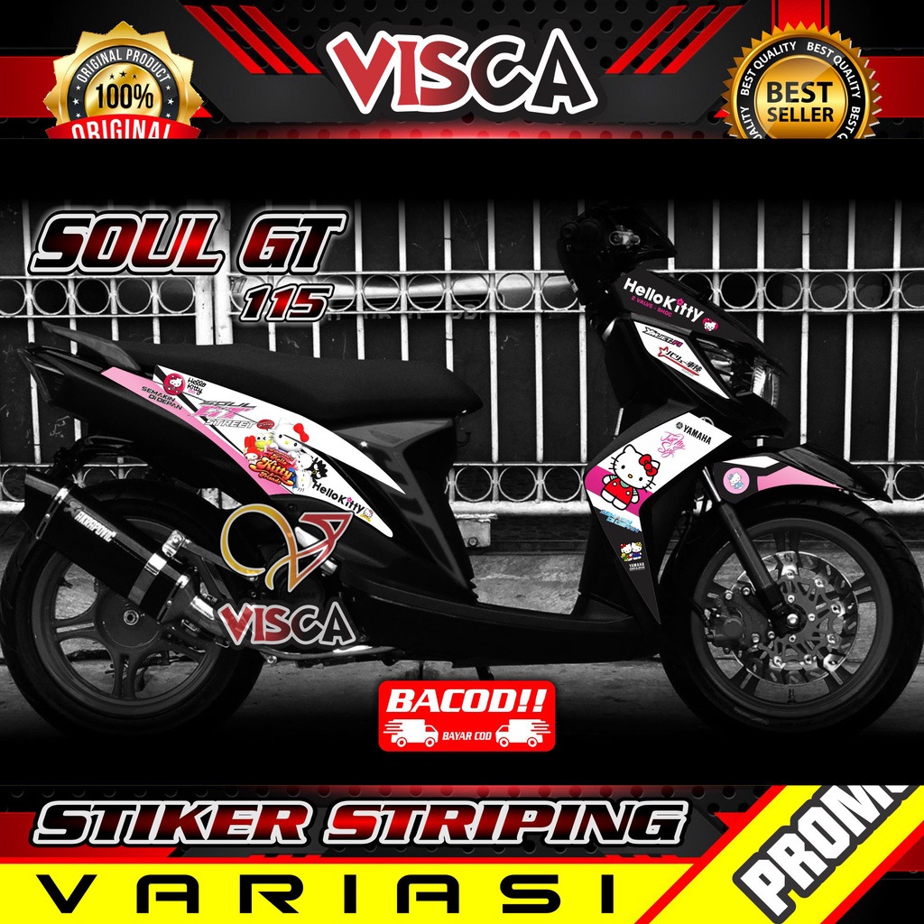 Striping Mio Soul Gt 115 Stiker Mio Soul Gt 115 Striping Soul Gt 115 Stiker Motor Soul Gt 115 Hello 
