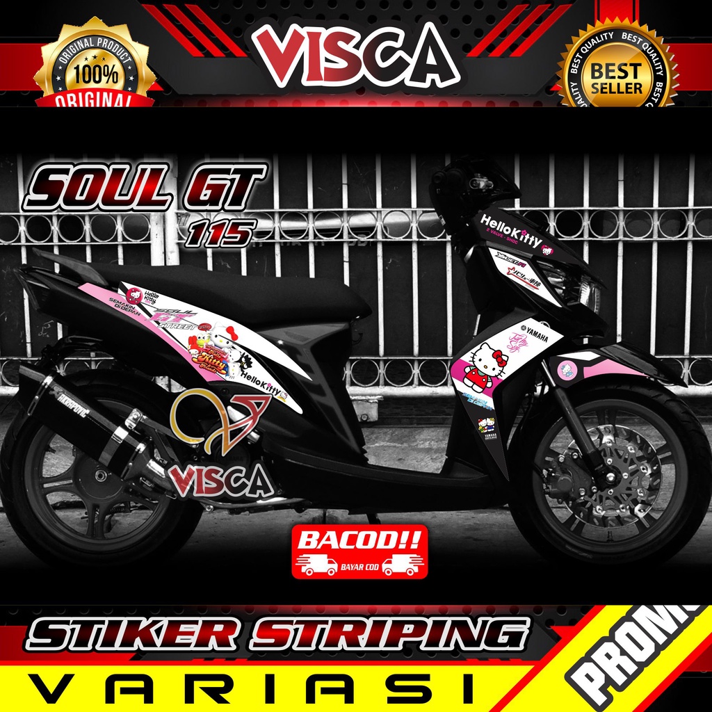 Striping Mio Soul Gt 115 Stiker Mio Soul Gt 115 Striping Soul Gt 115 Stiker Motor Soul Gt 115 Hello 